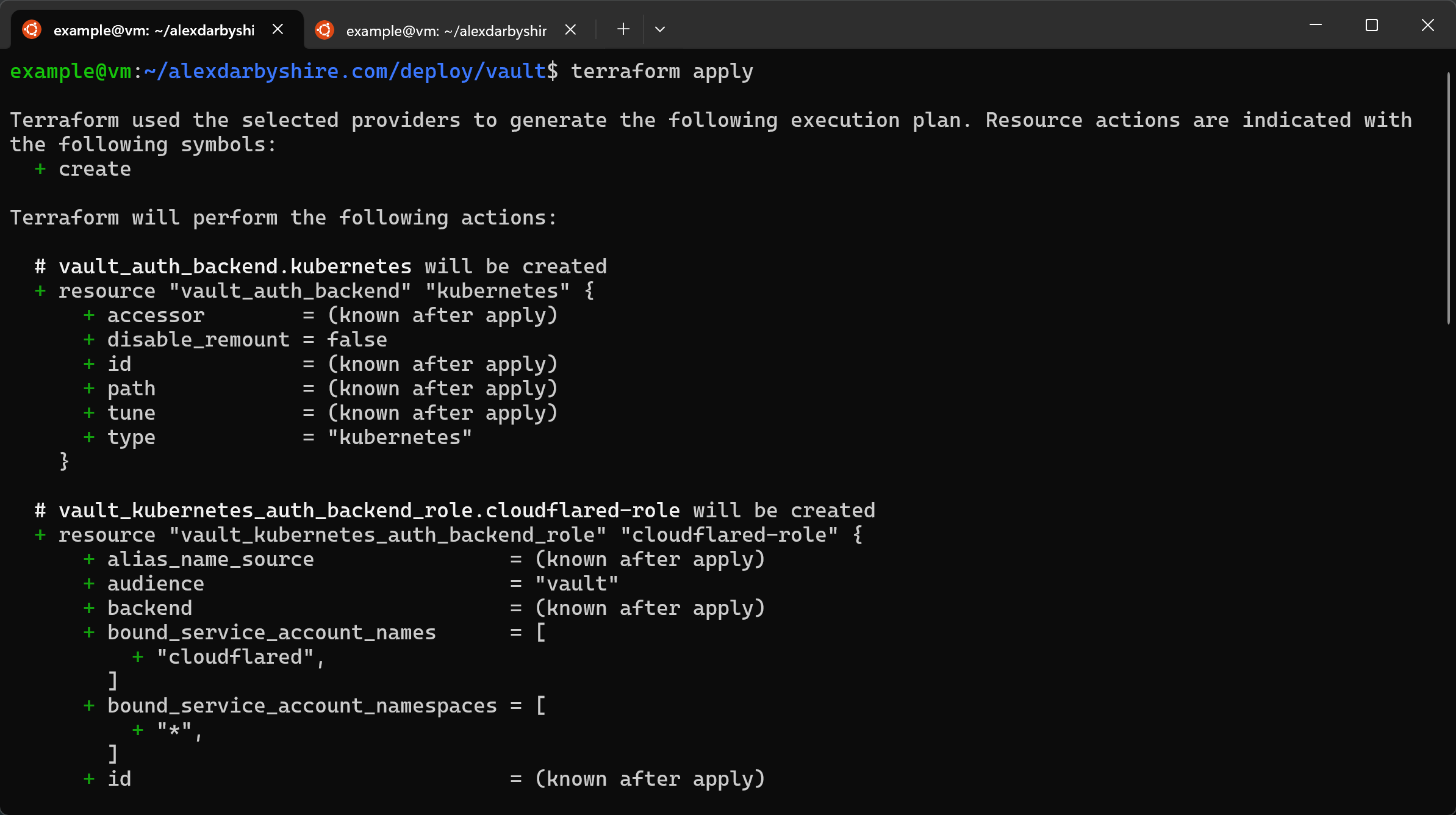 Apply Terraform Config 1