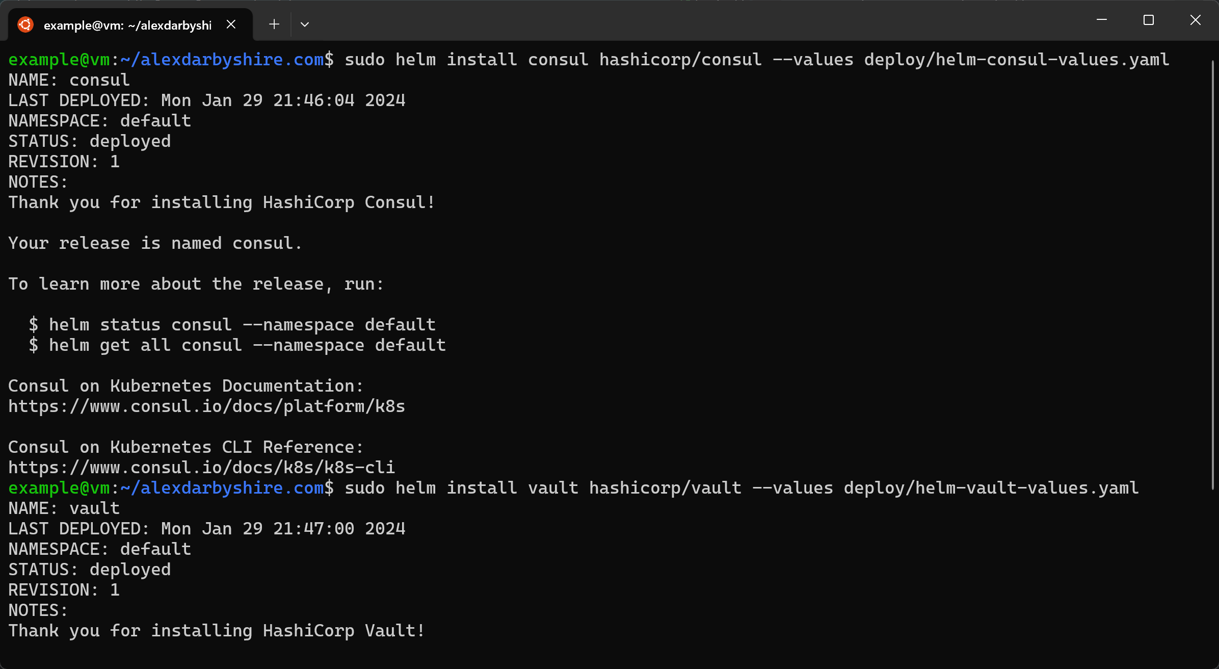 Install Consul and Vault