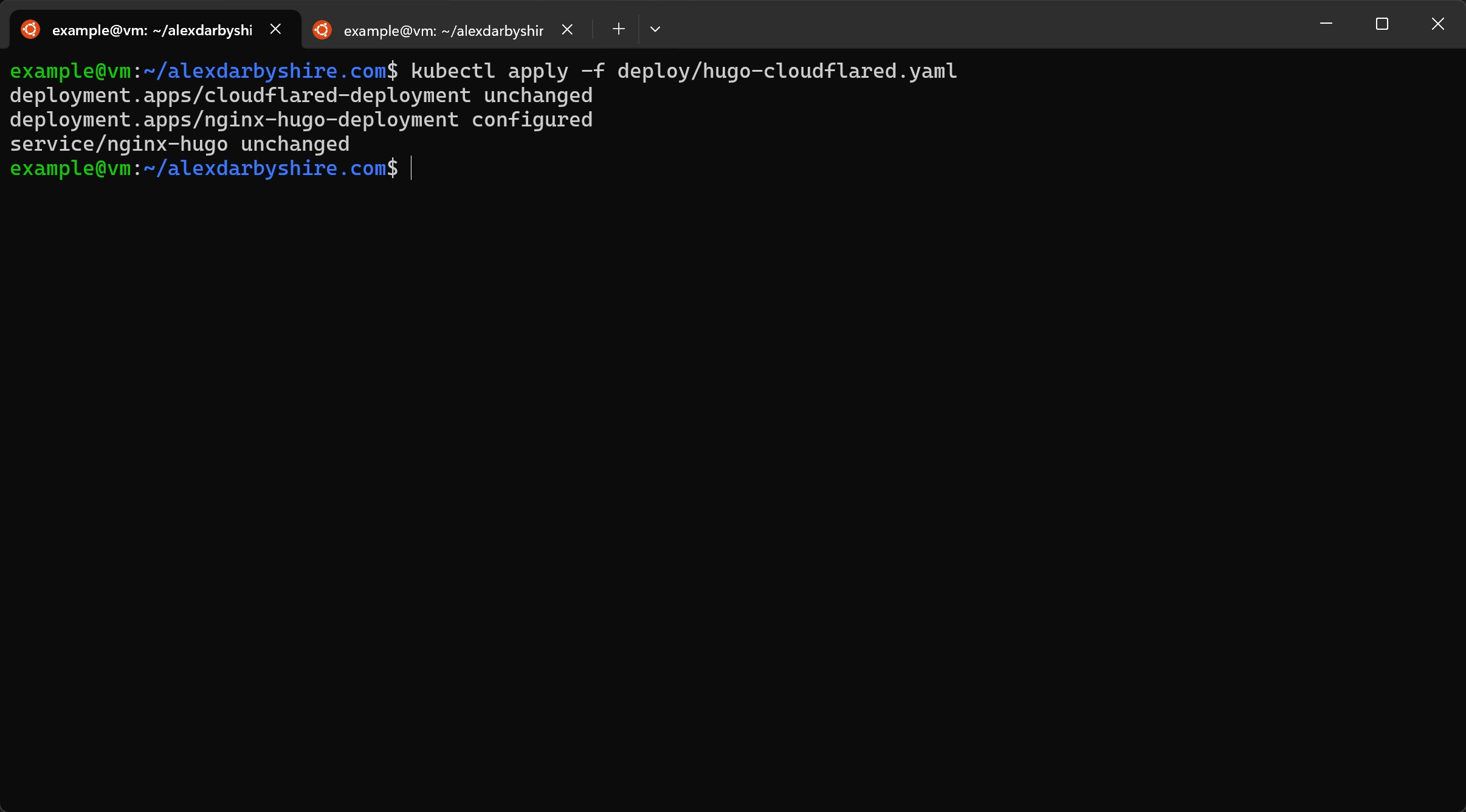 Apply Changes to Nginx Deployment