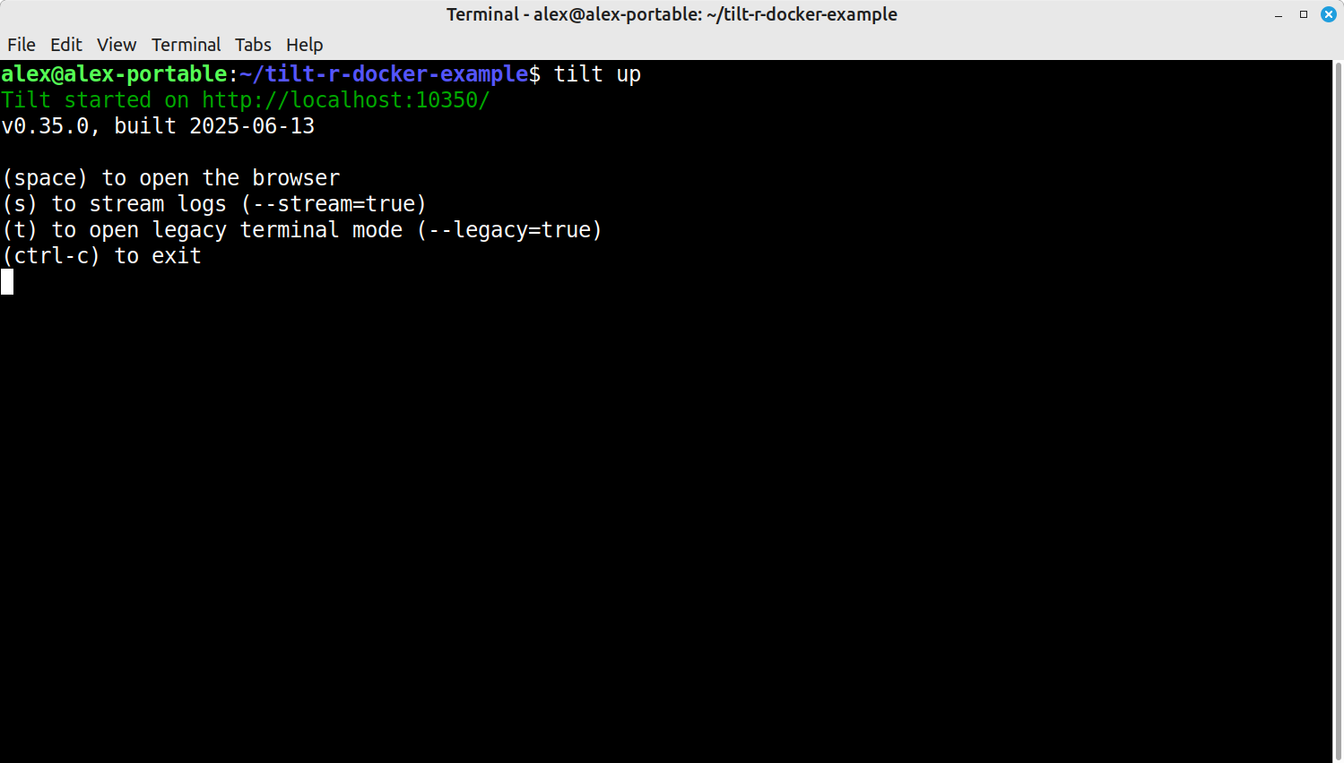 Tilt Up CLI